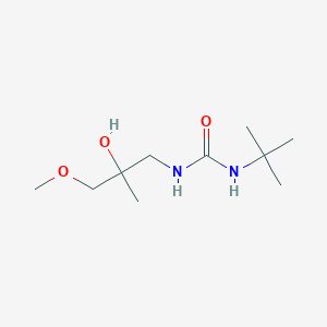 molecular formula C10H22N2O3 B2512493 1-(Tert-butyl)-3-(2-hydroxy-3-methoxy-2-methylpropyl)urea CAS No. 1334369-89-9