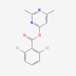 2,6-Dimethyl-4-pyrimidinyl 2,6-dichlorobenzenecarboxylate