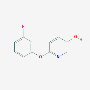 6-(3-Fluorophenoxy)pyridin-3-OL