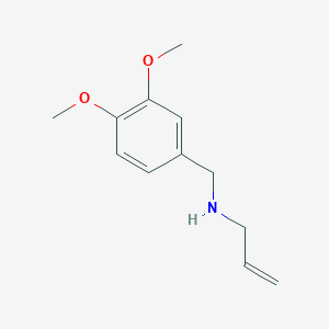 molecular formula C12H17NO2 B2512503 [(3,4-Dimethoxyphenyl)methyl](prop-2-en-1-yl)amine CAS No. 150970-55-1