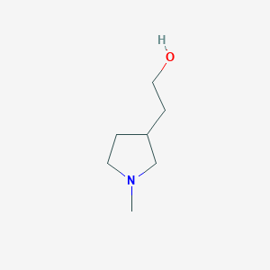 molecular formula C7H15NO B2512541 1-Methylpyrrolidine-3-ethanol CAS No. 36763-96-9