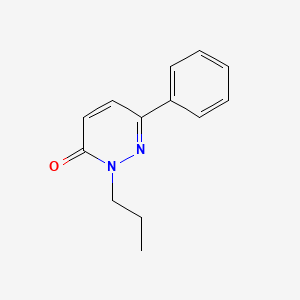 molecular formula C13H14N2O B2512552 6-phenyl-2-propylpyridazin-3(2H)-one CAS No. 83675-96-1