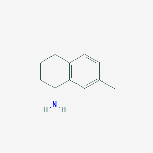 molecular formula C11H15N B2512581 7-Methyl-1,2,3,4-tetrahydronaphthalen-1-amine CAS No. 59376-78-2