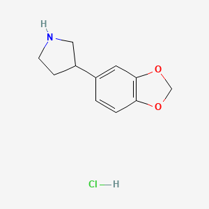 3-(2H-1,3-benzodioxol-5-yl)pyrrolidine hydrochloride