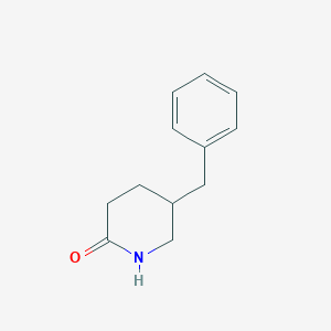 molecular formula C12H15NO B2512594 5-Benzylpiperidin-2-one CAS No. 906624-61-1