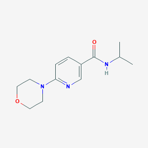 molecular formula C13H19N3O2 B2512607 N-isopropyl-6-morpholinonicotinamide CAS No. 866010-34-6
