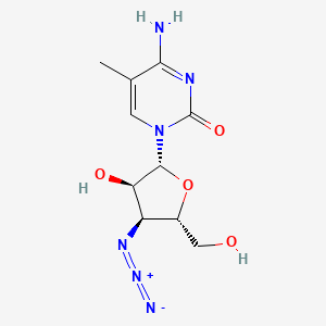 molecular formula C10H14N6O4 B2512616 3'-叠氮-3'-脱氧-5-甲基胞苷 CAS No. 1282040-14-5