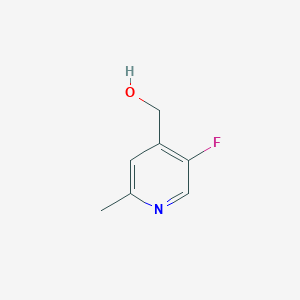 molecular formula C7H8FNO B2512623 (5-Fluoro-2-methyl-4-pyridyl)methanol CAS No. 1803849-18-4