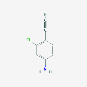 3-Chloro-4-ethynylaniline