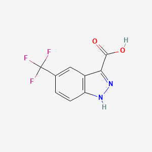 molecular formula C9H5F3N2O2 B2512705 5-(三氟甲基)-1H-吲唑-3-羧酸 CAS No. 959236-67-0