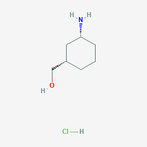 [(1S,3R)-3-aminocyclohexyl]methanol;hydrochloride