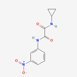 N-cyclopropyl-N'-(3-nitrophenyl)oxamide
