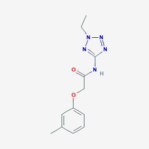 N-(2-ethyl-2H-tetraazol-5-yl)-2-(3-methylphenoxy)acetamide