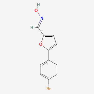 (E)-1-[5-(4-bromophenyl)furan-2-yl]-N-hydroxymethanimine