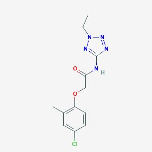 2-(4-chloro-2-methylphenoxy)-N-(2-ethyl-2H-tetraazol-5-yl)acetamide