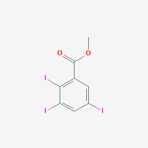 molecular formula C8H5I3O2 B2512751 Methyl 2,3,5-triiodobenzoate CAS No. 15396-41-5