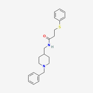 N-((1-benzylpiperidin-4-yl)methyl)-3-(phenylthio)propanamide