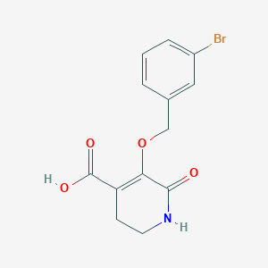 5-[(3-Bromobenzyl)oxy]-6-oxo-1,2,3,6-tetrahydro-4-pyridinecarboxylic acid