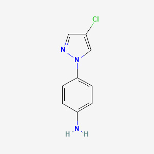 4-(4-chloro-1H-pyrazol-1-yl)aniline