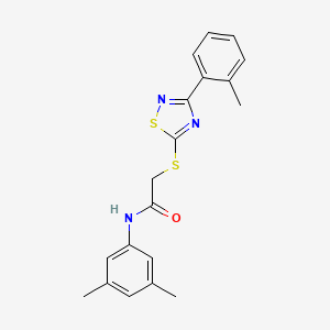 N-(3,5-dimethylphenyl)-2-((3-(o-tolyl)-1,2,4-thiadiazol-5-yl)thio)acetamide