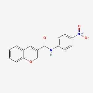 molecular formula C16H12N2O4 B2512923 N-(4-nitrophenyl)-2H-chromene-3-carboxamide CAS No. 887349-05-5