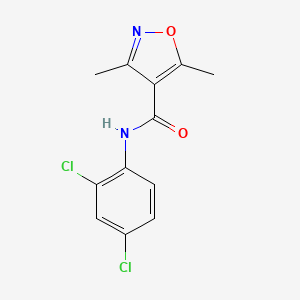 N-(2,4-dichlorophenyl)-3,5-dimethyl-4-isoxazolecarboxamide