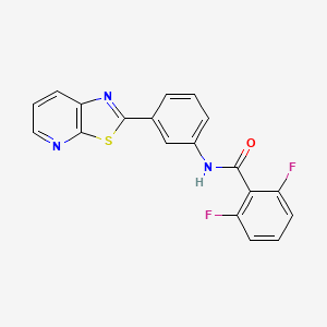 2,6-difluoro-N-(3-(thiazolo[5,4-b]pyridin-2-yl)phenyl)benzamide