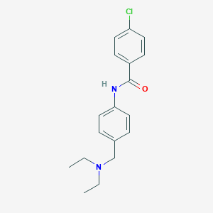 4-chloro-N-{4-[(diethylamino)methyl]phenyl}benzamide