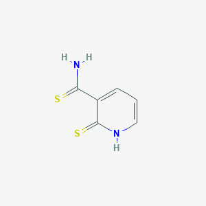 molecular formula C6H6N2S2 B2513033 2-巯基吡啶-3-碳硫酰胺 CAS No. 1529146-92-6
