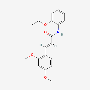 molecular formula C19H21NO4 B2513044 (2E)-3-(2,4-dimethoxyphenyl)-N-(2-ethoxyphenyl)prop-2-enamide CAS No. 496779-59-0