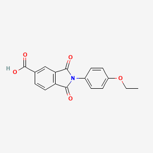 2-(4-Ethoxy-phenyl)-1,3-dioxo-2,3-dihydro-1H-isoindole-5-carboxylic acid