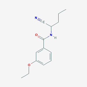 molecular formula C14H18N2O2 B2513079 N-(1-cyanobutyl)-3-ethoxybenzamide CAS No. 1311619-60-9