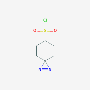 1,2-Diazaspiro[2.5]oct-1-ene-6-sulfonyl chloride