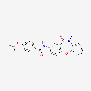 4-isopropoxy-N-(10-methyl-11-oxo-10,11-dihydrodibenzo[b,f][1,4]oxazepin-2-yl)benzamide