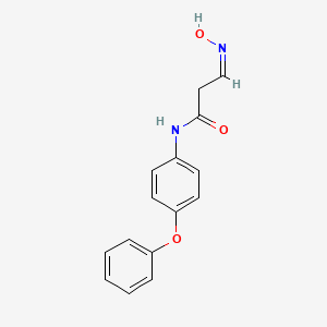 B2513162 3-(hydroxyimino)-N-(4-phenoxyphenyl)propanamide CAS No. 241132-68-3