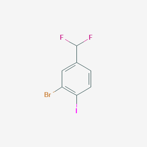 2-Bromo-4-(difluoromethyl)-1-iodobenzene