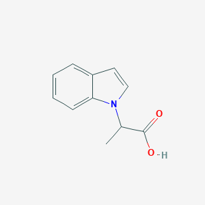 molecular formula C11H11NO2 B025132 2-(1H-indol-1-yl)propanoic acid CAS No. 105074-56-4