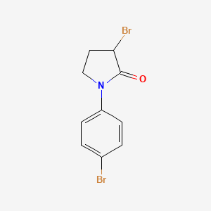 3-Bromo-1-(4-bromophenyl)pyrrolidin-2-one