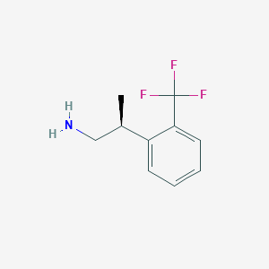 (2S)-2-[2-(Trifluoromethyl)phenyl]propan-1-amine