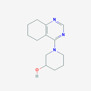 molecular formula C13H19N3O B2513301 1-(5,6,7,8-Tetrahydroquinazolin-4-yl)piperidin-3-ol CAS No. 1541766-76-0
