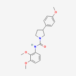 N-(2,3-dimethoxyphenyl)-3-(4-methoxyphenyl)pyrrolidine-1-carboxamide