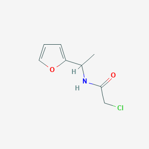 2-chloro-N-[1-(2-furyl)ethyl]acetamide