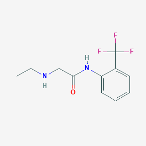 2-(ethylamino)-N-[2-(trifluoromethyl)phenyl]acetamide