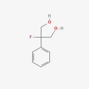 molecular formula C9H11FO2 B2513400 2-Fluoro-2-phenyl-1,3-propanediol CAS No. 211506-14-8