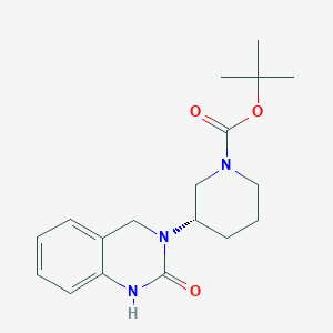 tert-Butyl (3S)-(2-oxo-1,2,3,4-tetrahydroquinazolin-3-yl)piperidine-1-carboxylate