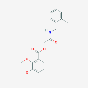[2-[(2-Methylphenyl)methylamino]-2-oxoethyl] 2,3-dimethoxybenzoate