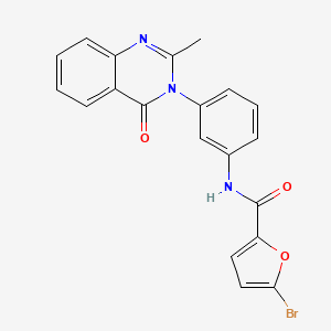 5-bromo-N-(3-(2-methyl-4-oxoquinazolin-3(4H)-yl)phenyl)furan-2-carboxamide
