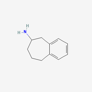 molecular formula C11H15N B2513477 6,7,8,9-四氢-5H-苯并[7]环庚烯-6-胺 CAS No. 57559-72-5