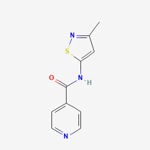 molecular formula C10H9N3OS B2513508 N-(3-methylisothiazol-5-yl)isonicotinamide CAS No. 1226430-04-1