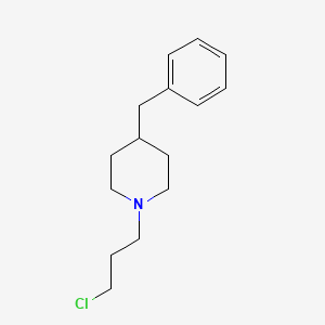 molecular formula C15H22ClN B2513512 4-Benzyl-1-(3-chloropropyl)piperidine CAS No. 136718-81-5